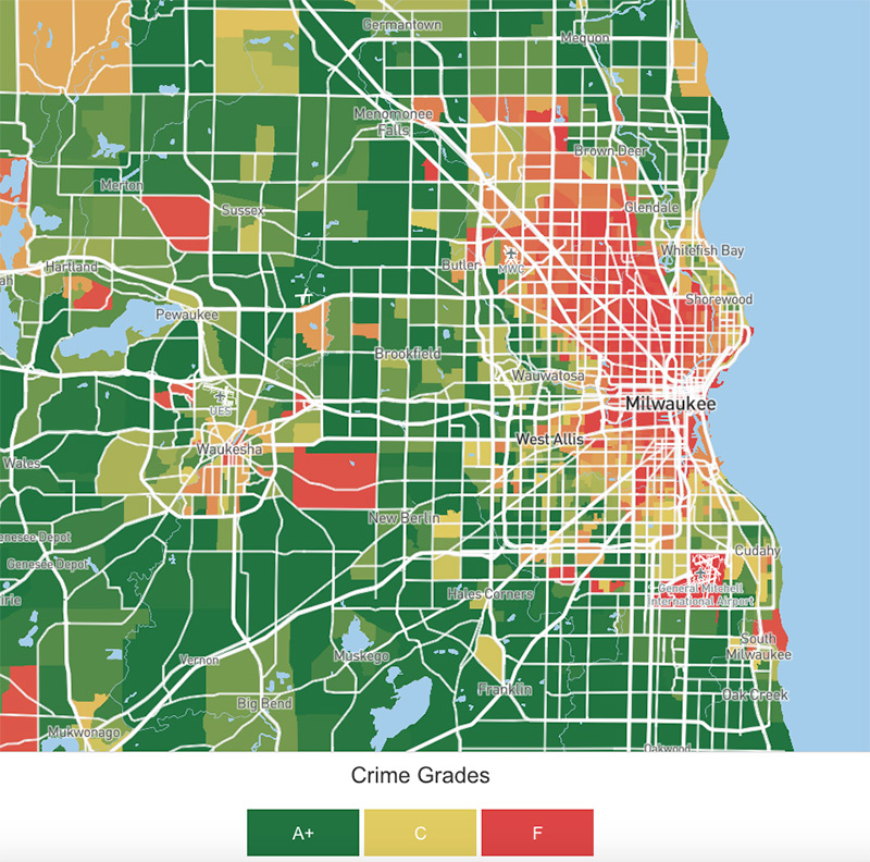 milwaukee crime map