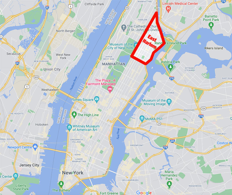 most dangerous neighborhood in Manhattan