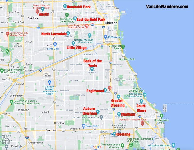 worst neighborhoods in chicago
