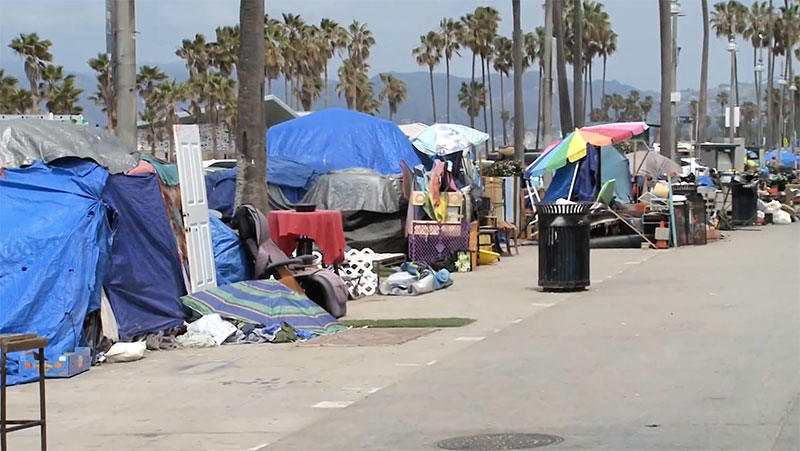 venice beach homeless encampments
