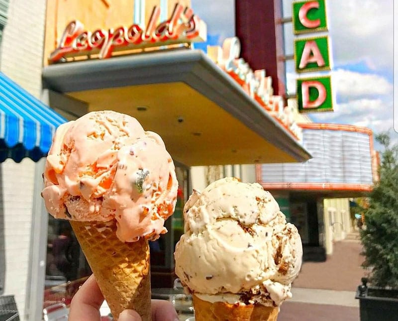 Leopold’s Ice Cream downtown savannah
