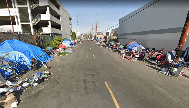 Skid Row Streets To Avoid