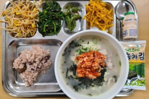 south korea school lunch