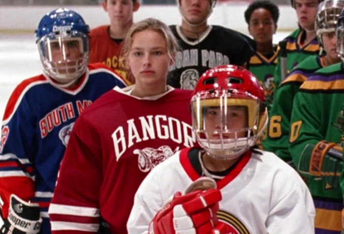 Julie Gaffney in D3 The Mighty Ducks.